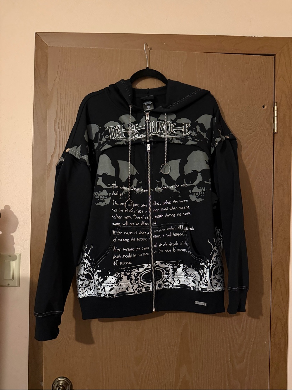 Death Note Multi-Convertible Girls Hoodie - Picture 6 of 15